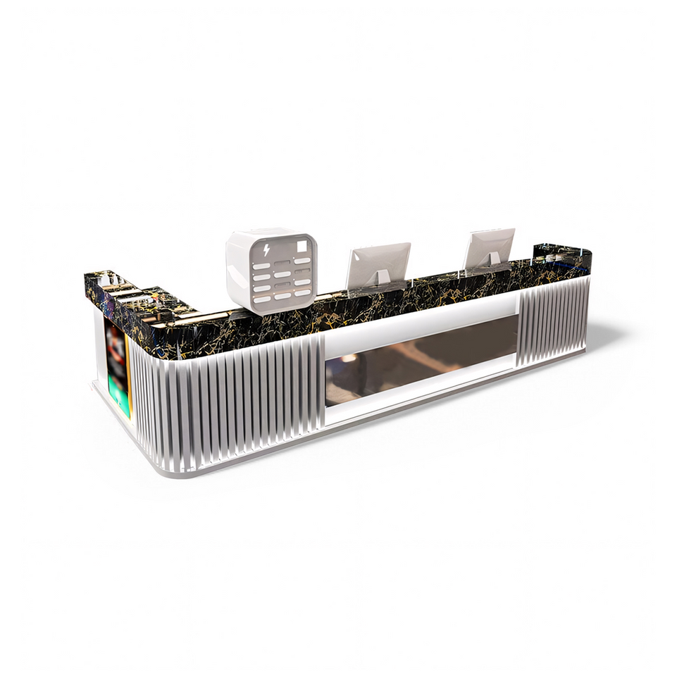 Marble Rock Slab Bar Front Desk Reception Desk JDT-7148