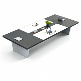 Simple Rectangular Conference Table And Chair Combination HYZ-008
