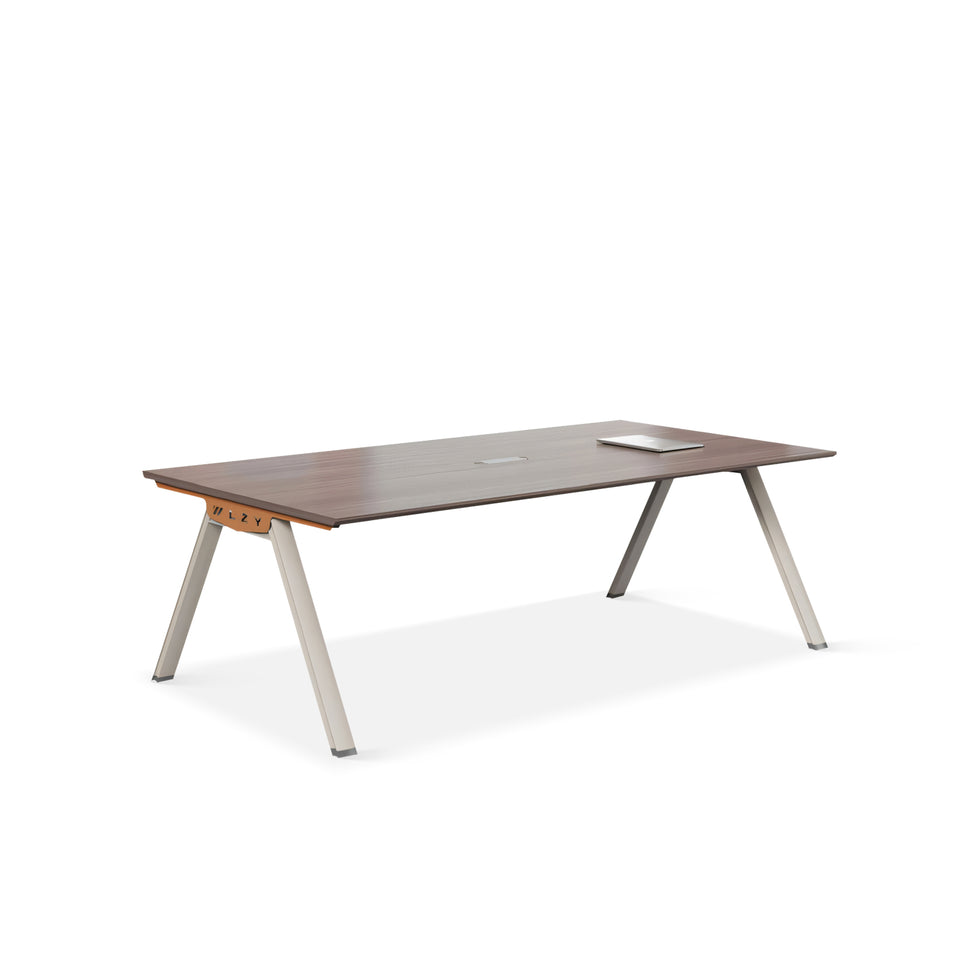 Office Desk Thickened Conference With Cable Box Fixed Table HYZ-1058