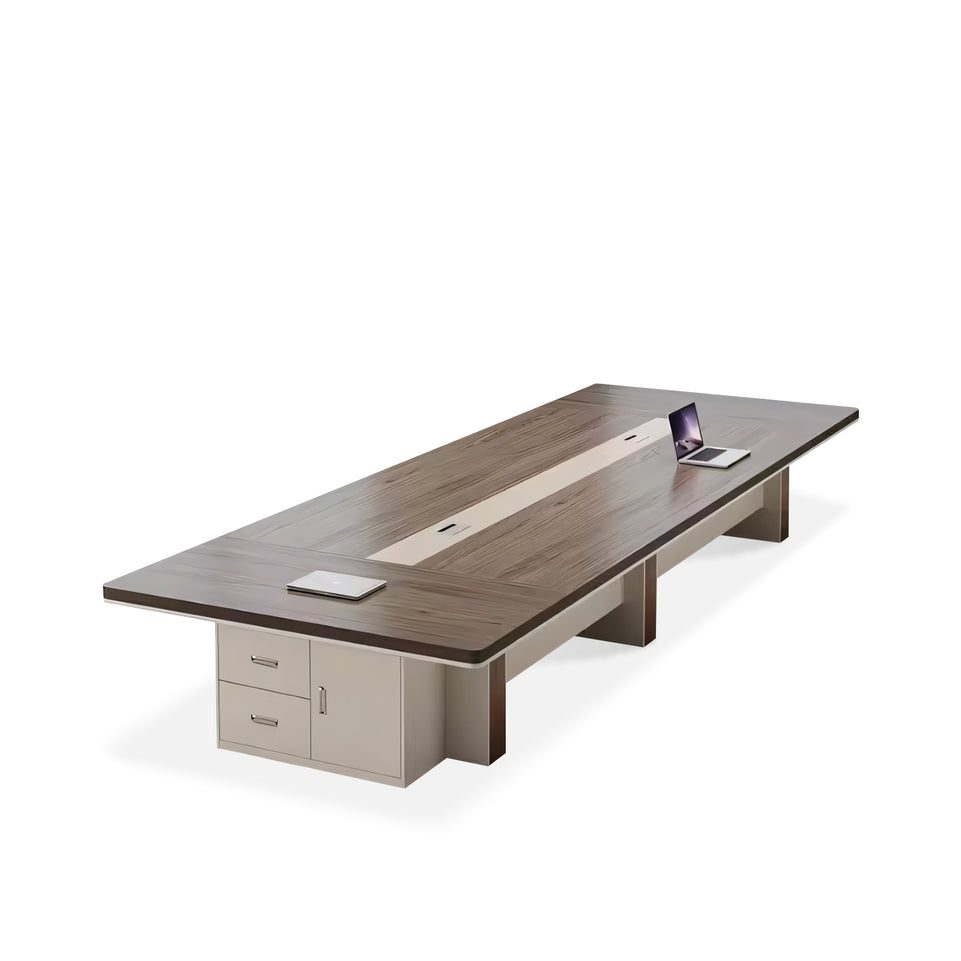 Creative Conference Table With Side Cabinet HYZ-10100