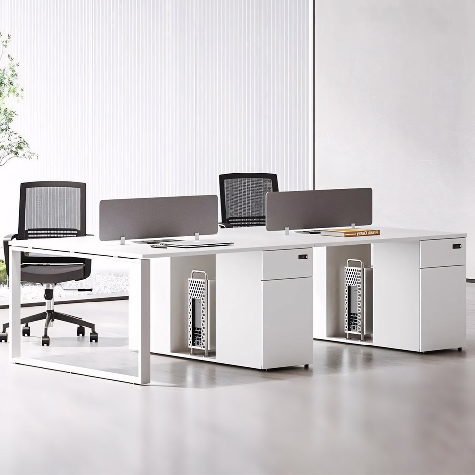 Classic Office Desk Compact Work Desk Big Storage YGZ-1082