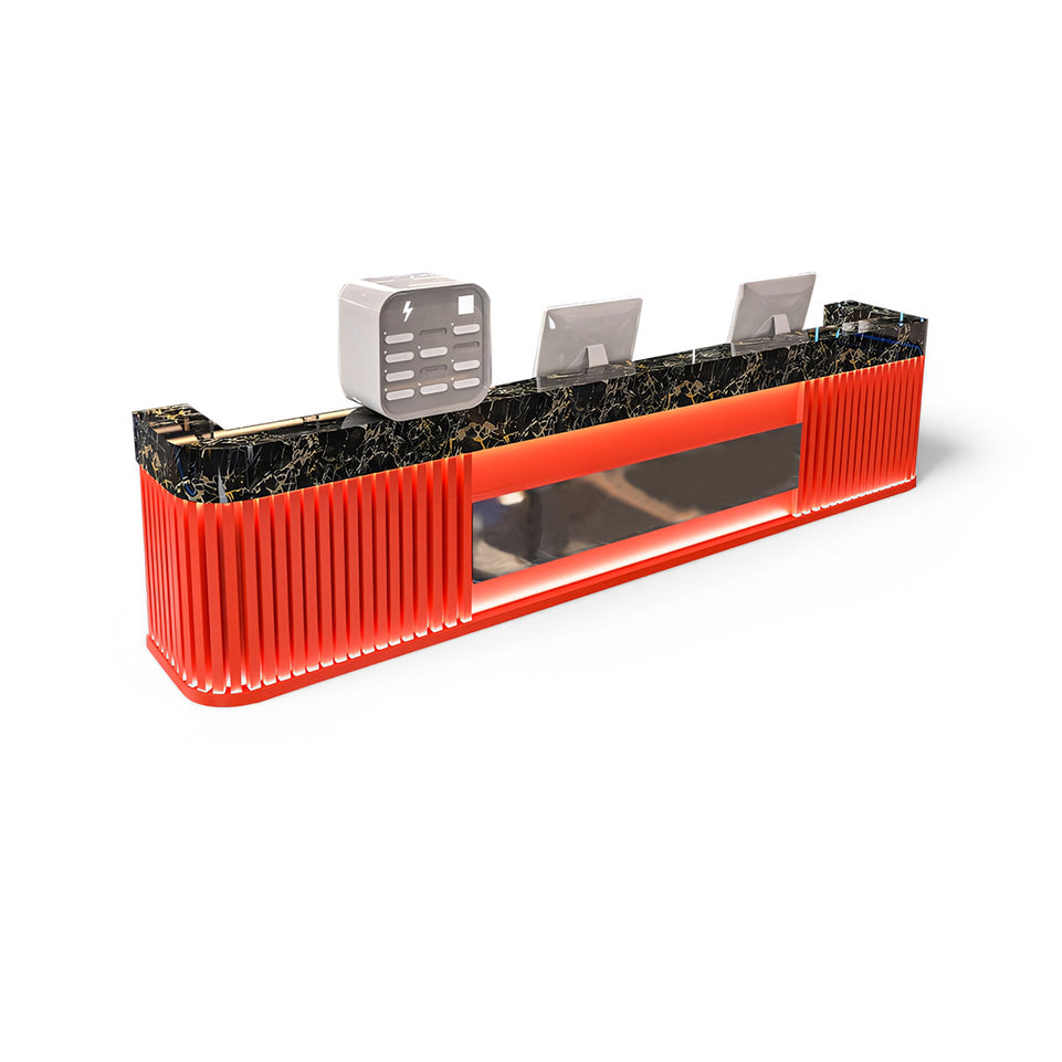 Marble Rock Slab Bar Front Desk Reception Desk JDT-7148