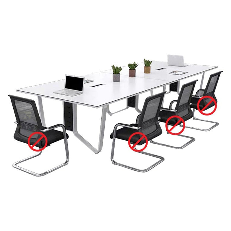 Simple Rectangular Conference Table For 6-10 People HYZ-1031