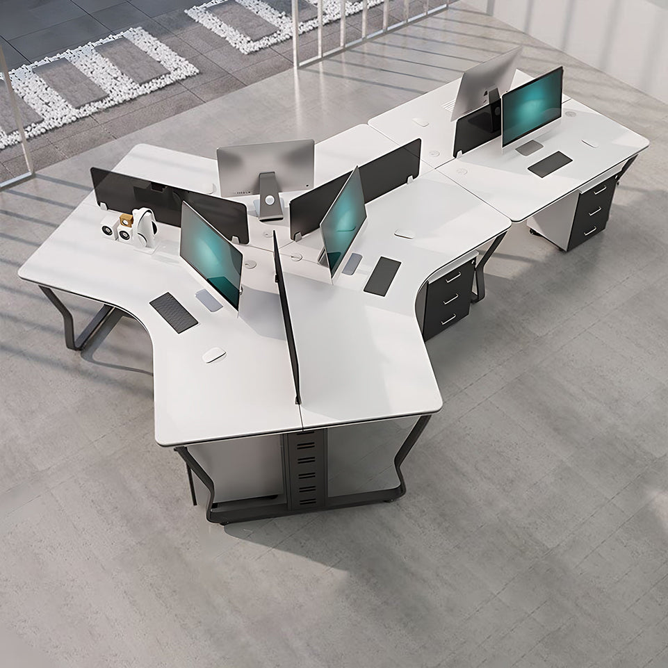 (In Stock) Creative Simple Combination Multi-Person Desk Staff Tables And Chairs BGZ-015