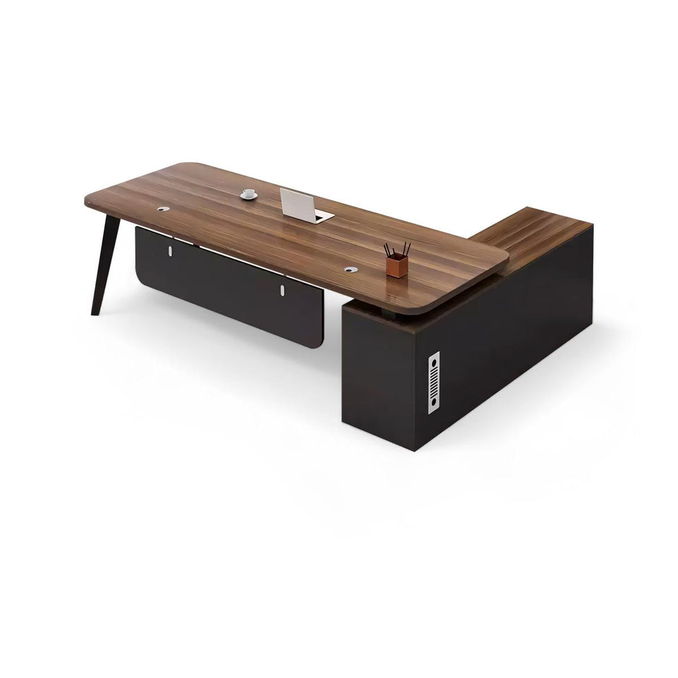 Office Executive Table Desk With Curtain Board LBZ-1078