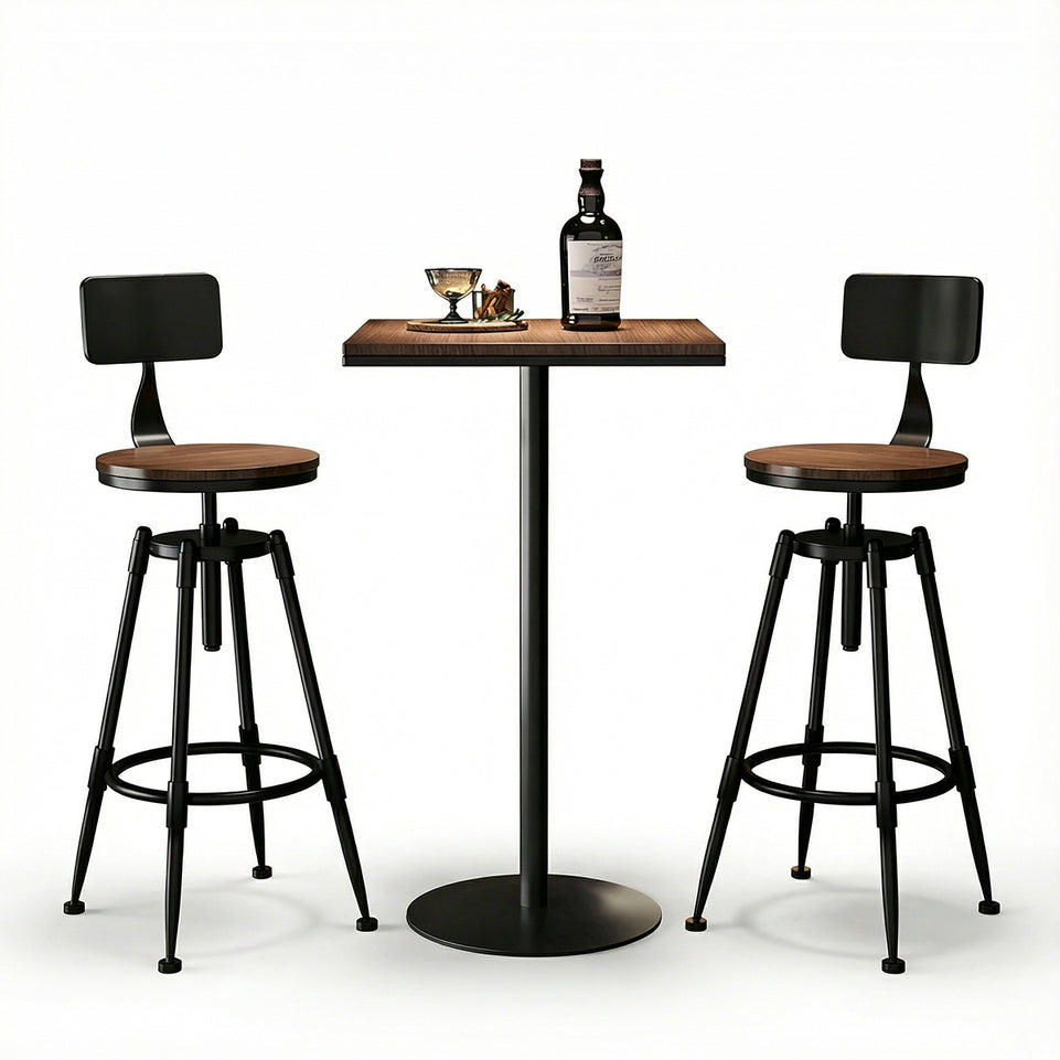 Nordic Style Rotating Adjustable Bar Table & Stool Set BTZ-005