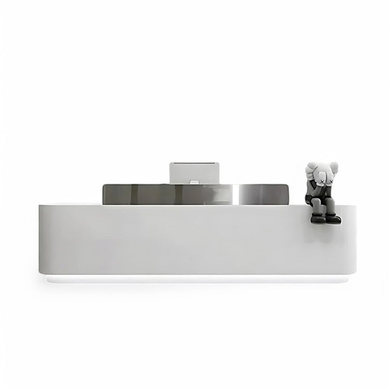 Modern Stainless Steel Front Desk Bar Salon Reception Desk JDT-7101