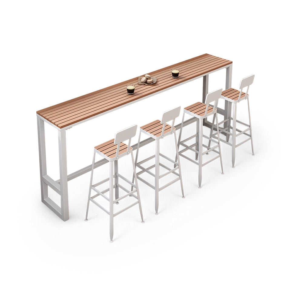 Outdoor Leisure Corrosion-Resistant Bar Tables and Chairs BTZ-003