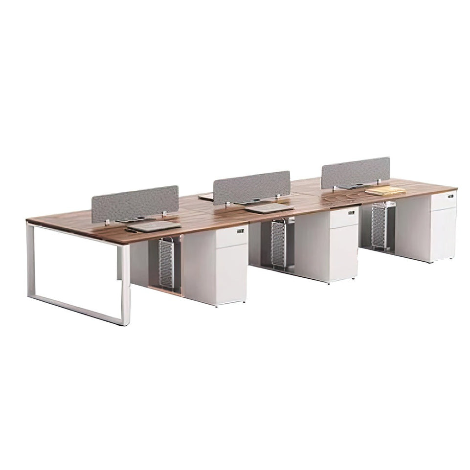 Classic Office Desk Compact Work Desk Big Storage YGZ-1082