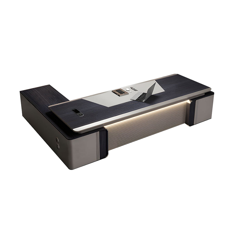 Modern Executive Office Desk for Manager with Storage Cabinet LBZ-2082
