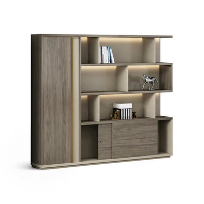 Classic and Stylish Floor-standing File Cabinet with Open Storage Compartments Design CWG-007