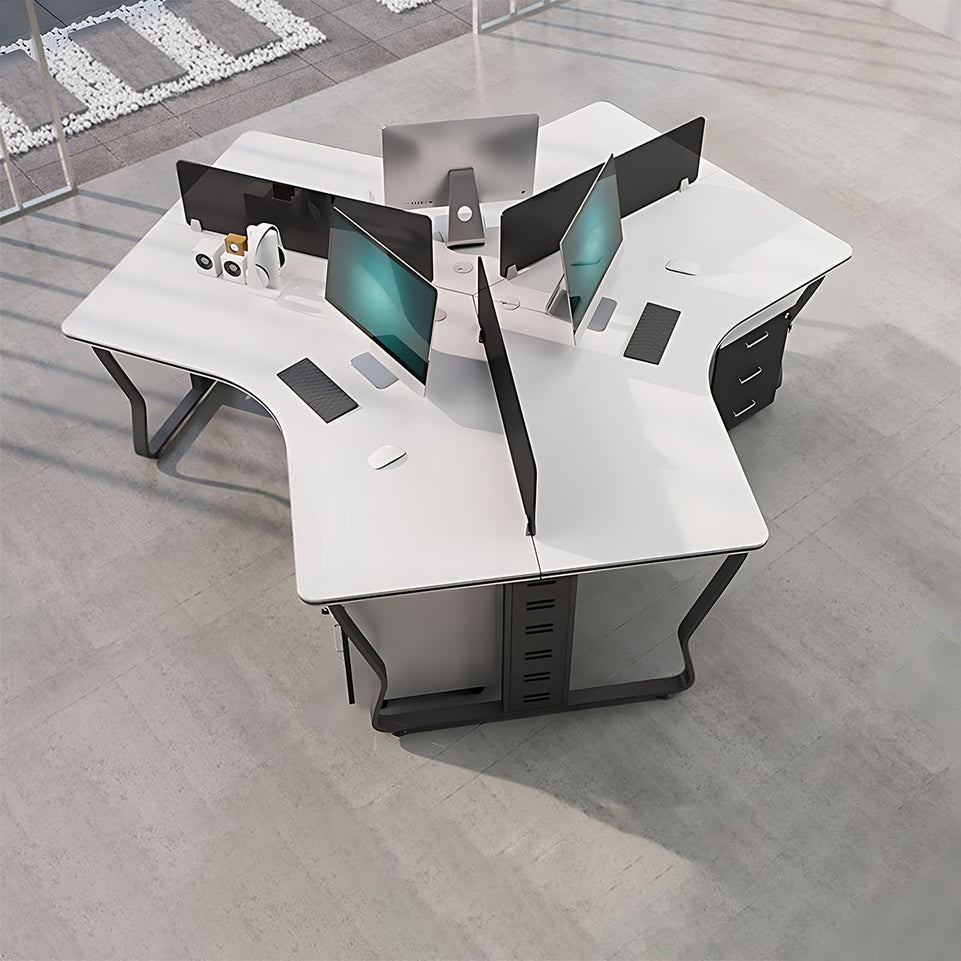 (In Stock) Creative Simple Combination Multi-Person Desk Staff Tables And Chairs BGZ-015