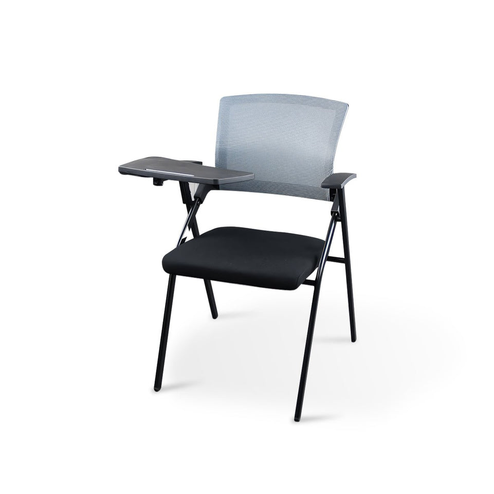 (In Stock) Conference Room Mesh Folding Study Chair With Writing Board HYY-2002